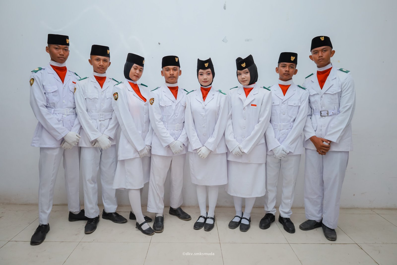 SMKS Muhammadiyah 3 Ambulu Kembali Kirim Putra-Putri Terbaik Jadi Pasukan Pengibar Bendera Tingkat Kecamatan